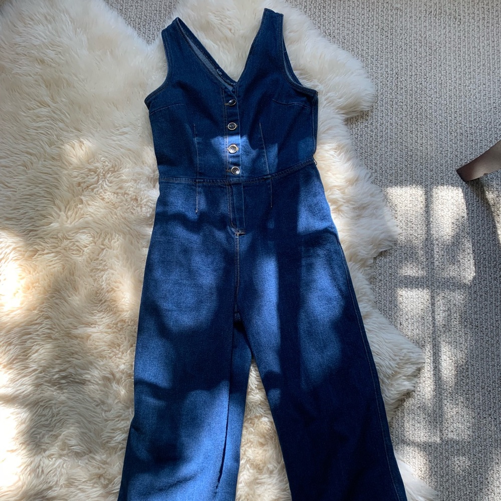 Cute denim jumpsuit